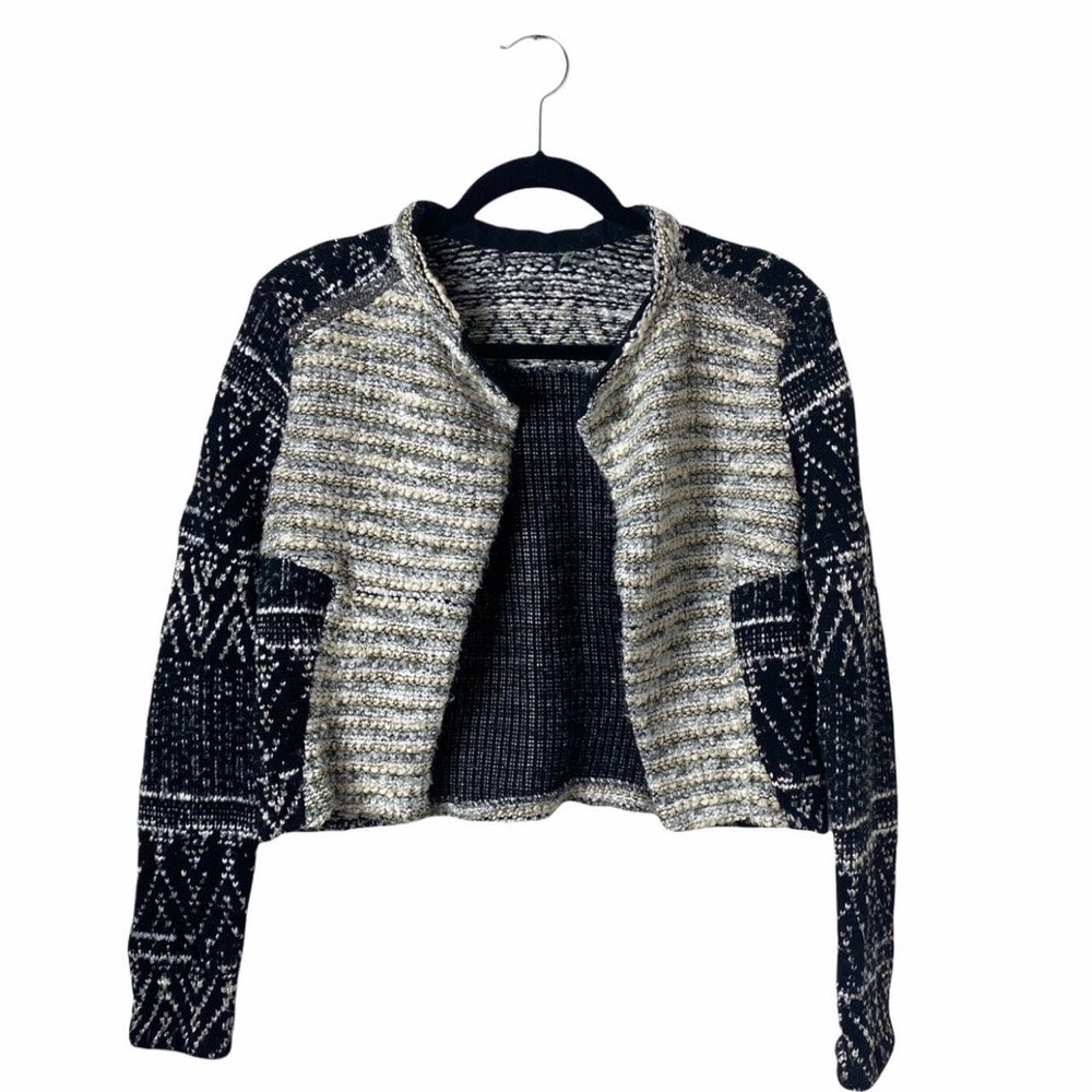Vintage Knit Cropped Jacket
